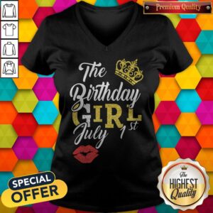 Alternative view of Queen Lip The Birthday Girl July 1st Diamond Shirt