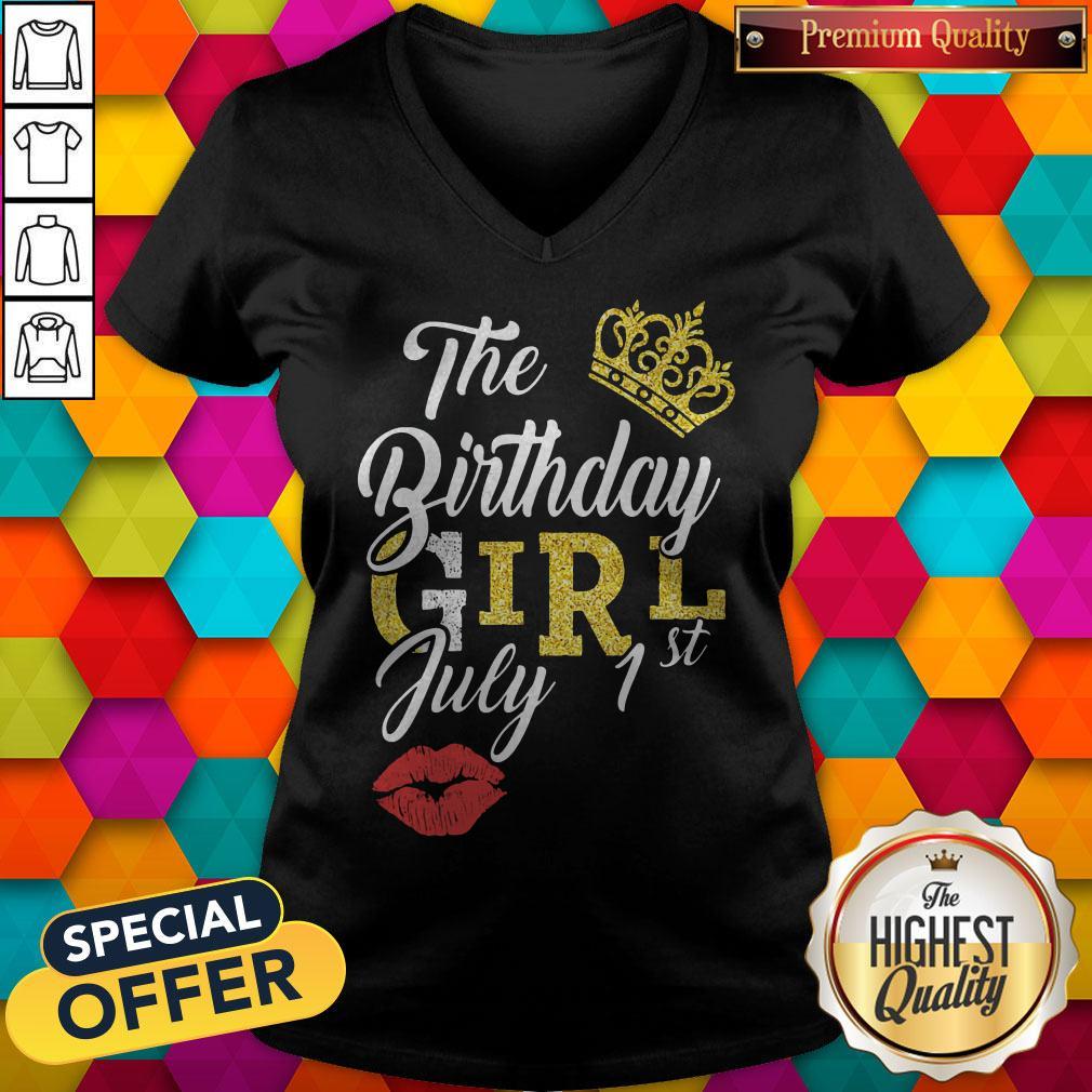 Queen Lip The Birthday Girl July 1st Diamond Shirt - Image 2