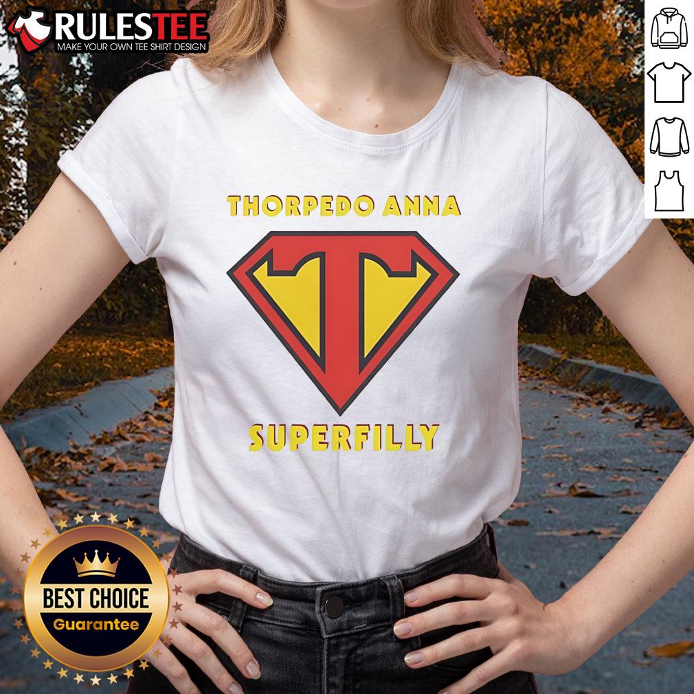 Top Thorpedo Anna Superfilly Logo T-Shirt - Image 3