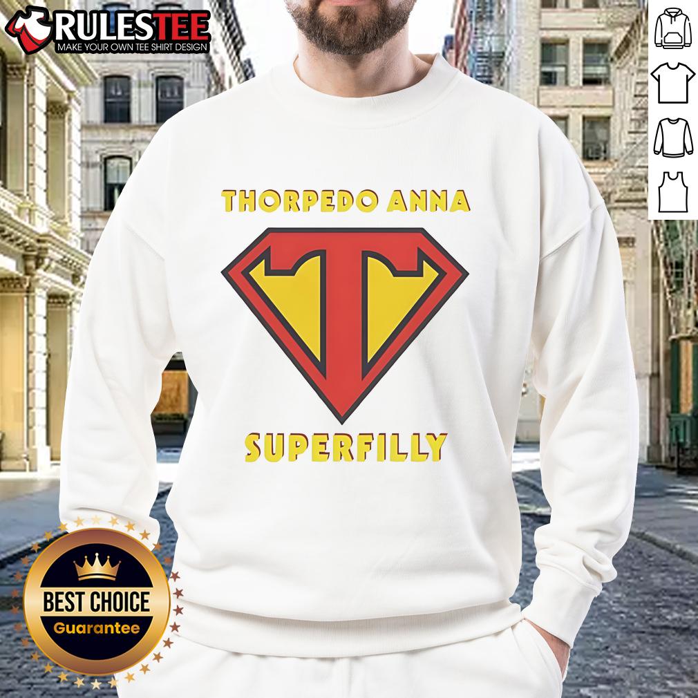 Top Thorpedo Anna Superfilly Logo T-Shirt - Image 5