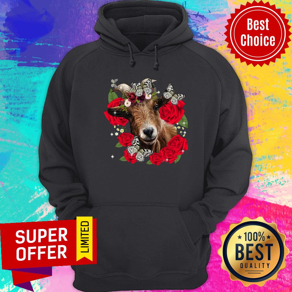 Nice Rose I Love Goat Shirt - Image 4