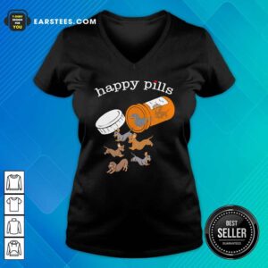 Alternative view of Official Dachshund Happy Pills Shirt