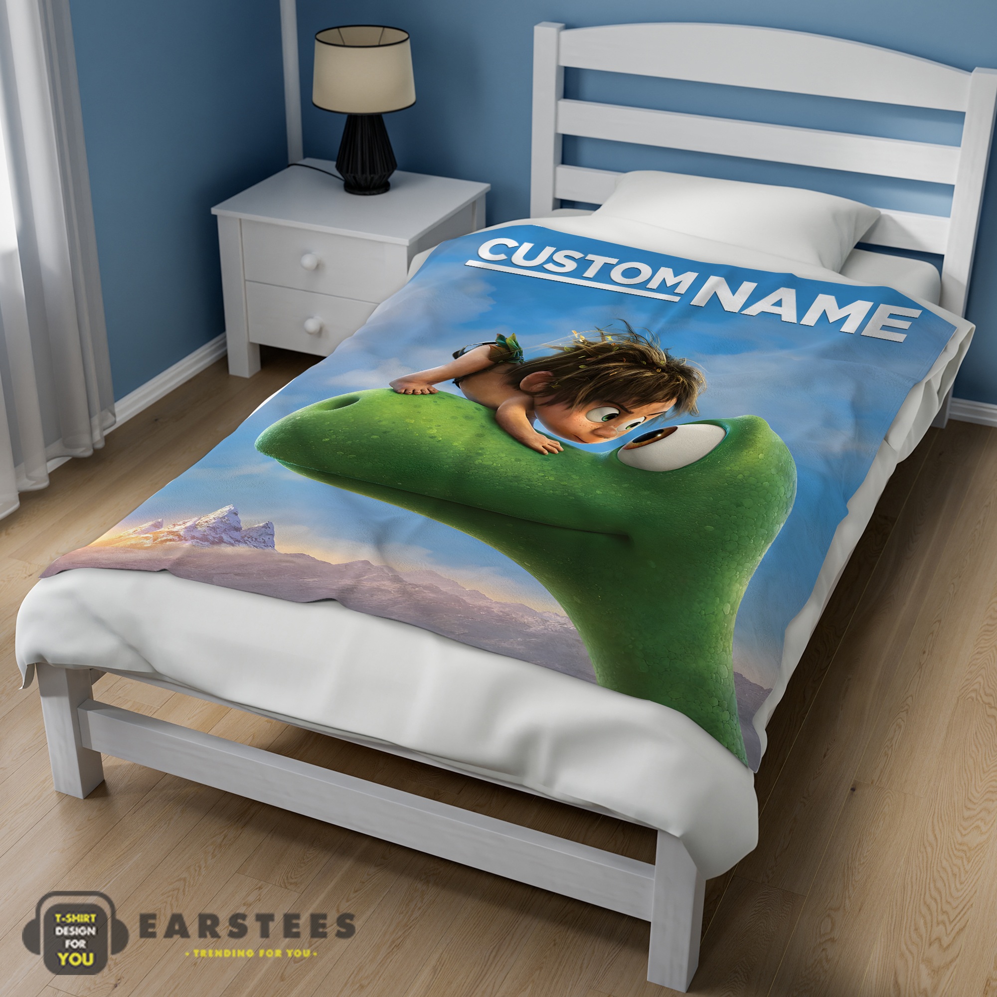 Good Disney Pixar The Good Dinosaur Poster Blanket Fleece Customized Blanket - Image 3