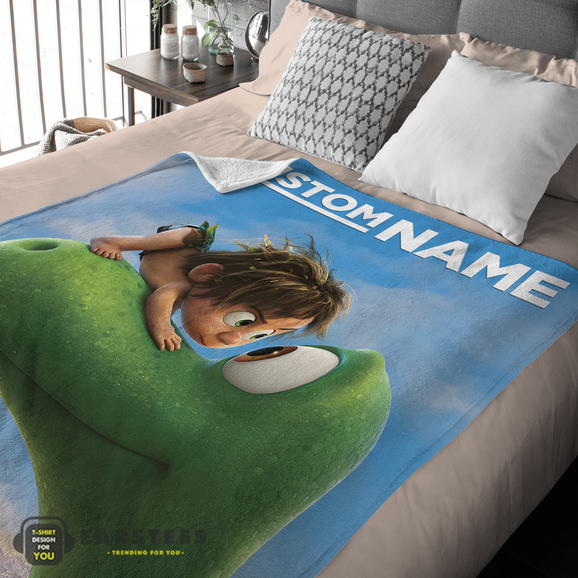 Good Disney Pixar The Good Dinosaur Poster Blanket Fleece Customized Blanket - Image 2