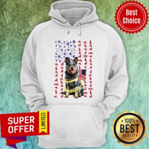 Alternative view of Awesome Heeler With Flag Amercian Shirt