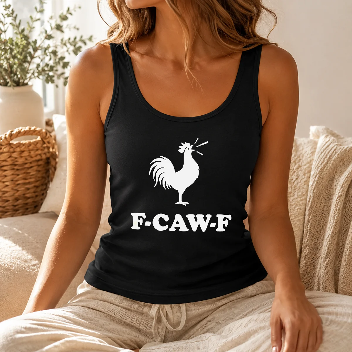 Good F CAW F Rooster Chicken Animal Shirt - Image 3