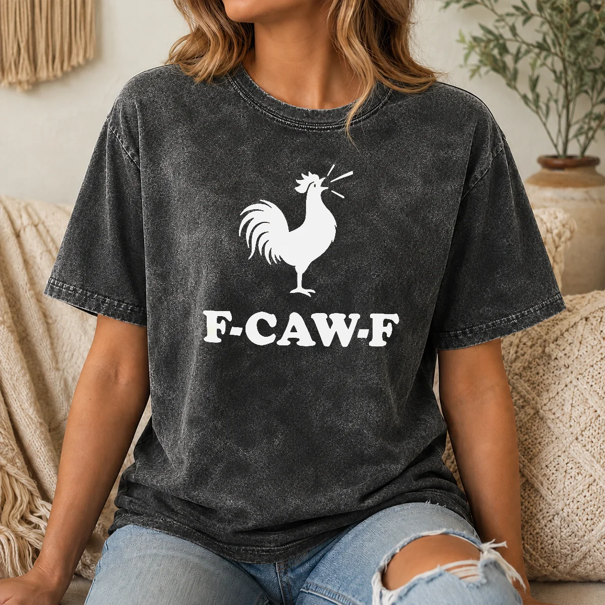 Good F CAW F Rooster Chicken Animal Shirt - Image 8