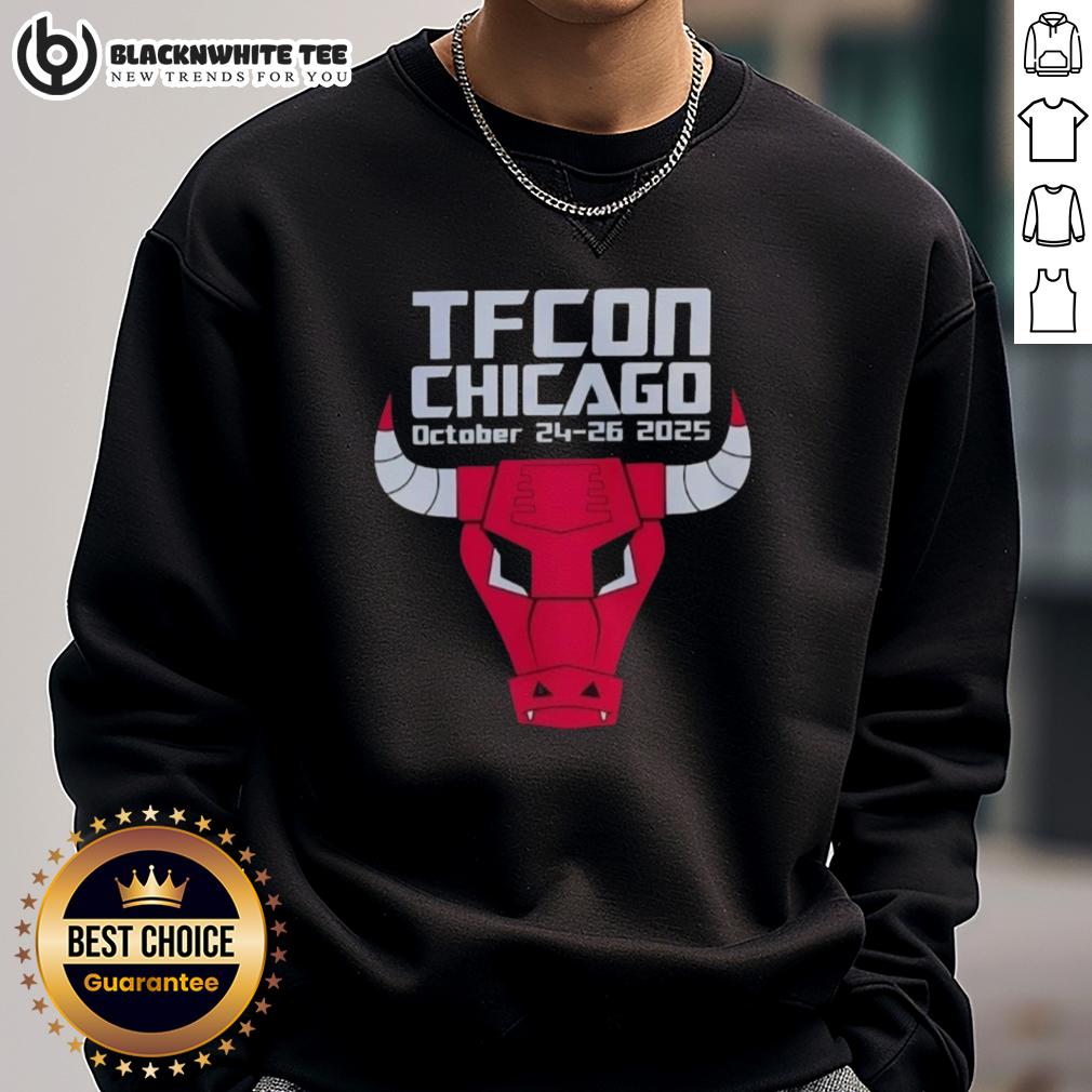 Awesome TFCon Chicago Bulls October 24-26 2025 T-Shirt - Image 5