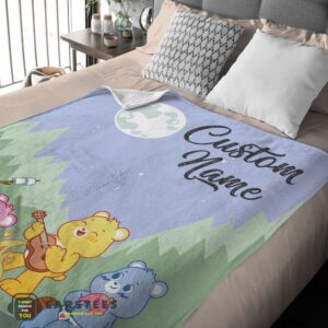 Alternative view of Good Nelvana The Care Bears Family Camping Fleece Blanket – Customize Blanket