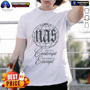 Official Nas Nasir Greed And Contempt T-Shirt