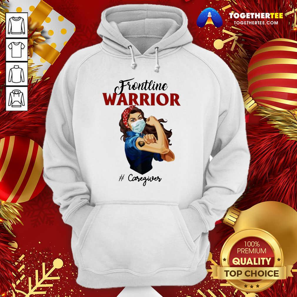 Official Strong Girl Frontline Warrior Caregiver Shirt - Image 5