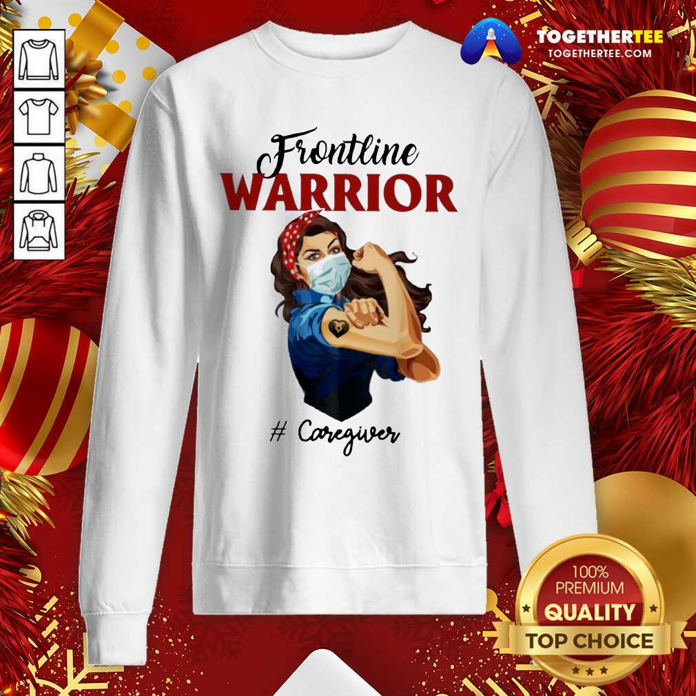 Official Strong Girl Frontline Warrior Caregiver Shirt - Image 4