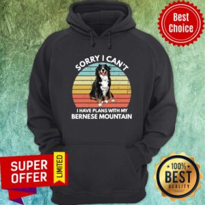 Alternative view of Sorry I Can’t I Have Plans With My Bernese Mountain Vintage Retro Shirt