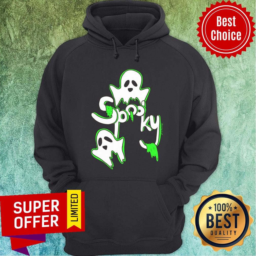 Spooky Ghosts With Green Slime Shirt - Image 2