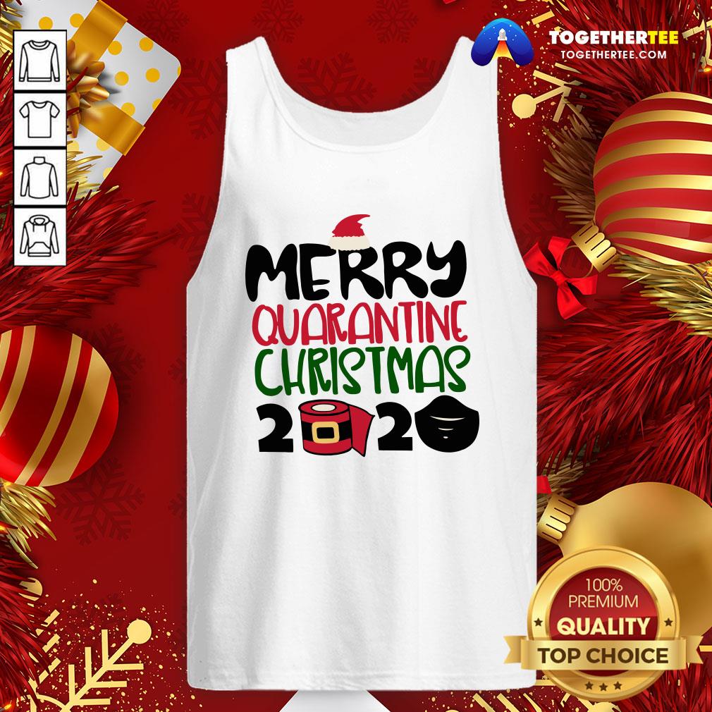 Top Merry Quarantine Christmas 2020 Shirt - Image 3