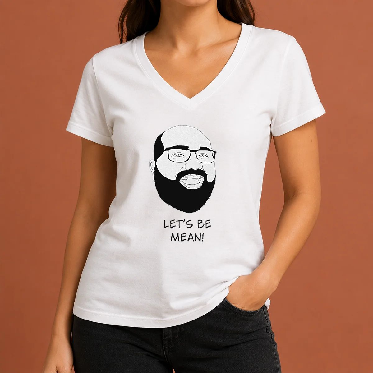 Original Michael Stevens Lets Be Mean Vsauce Youtube Shirt - Image 2