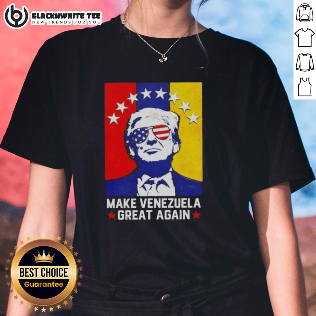 Original Donald Trump Make Venezuela Great Again Flag T-Shirt - Image 3