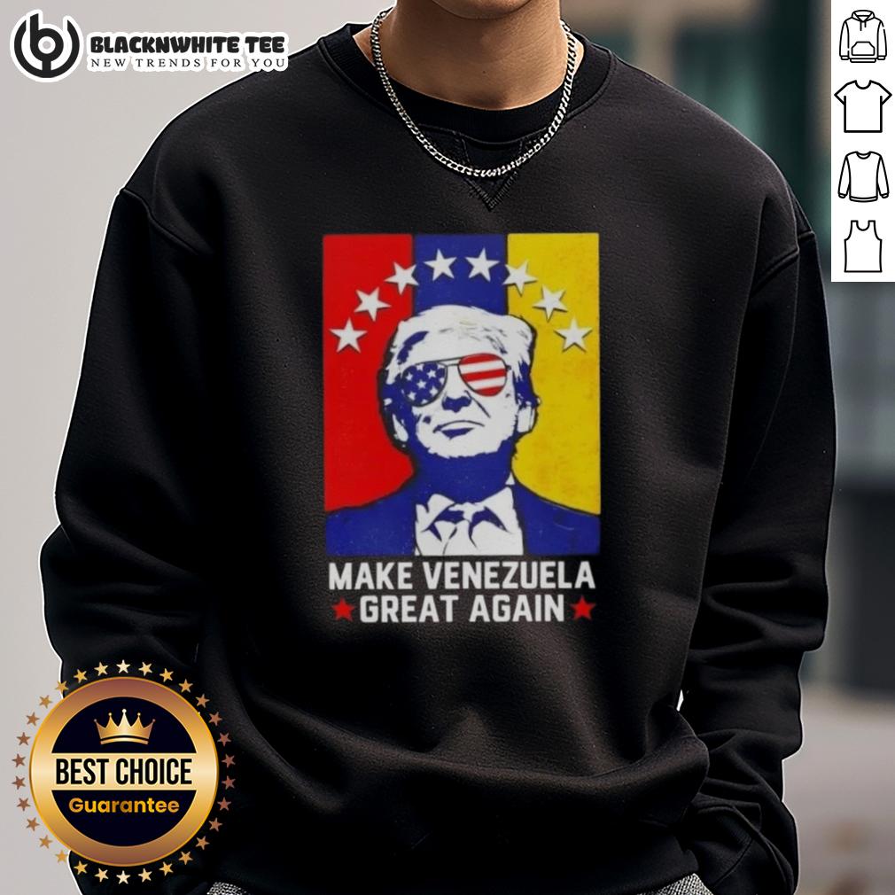 Original Donald Trump Make Venezuela Great Again Flag T-Shirt - Image 5