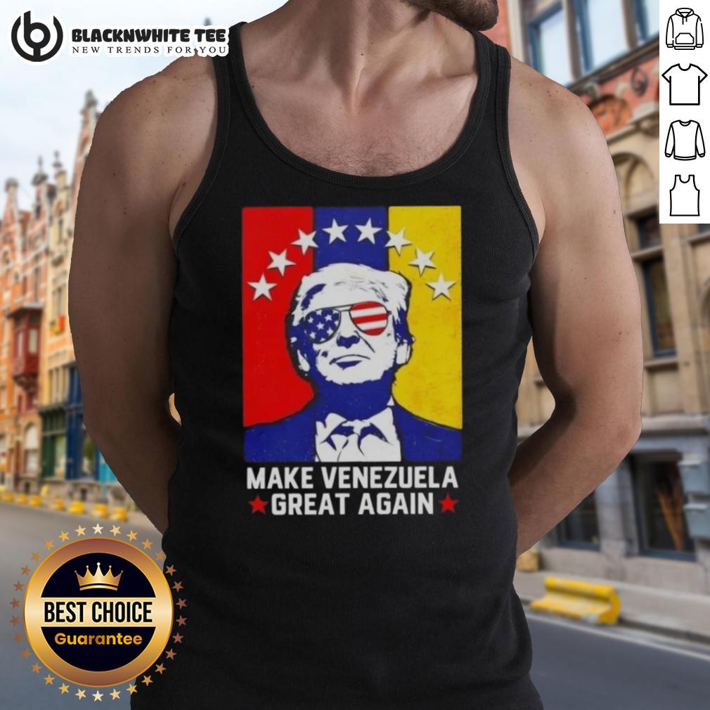 Original Donald Trump Make Venezuela Great Again Flag T-Shirt - Image 4
