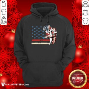 Alternative view of Awesome Patriot Welder American Flag Shirt