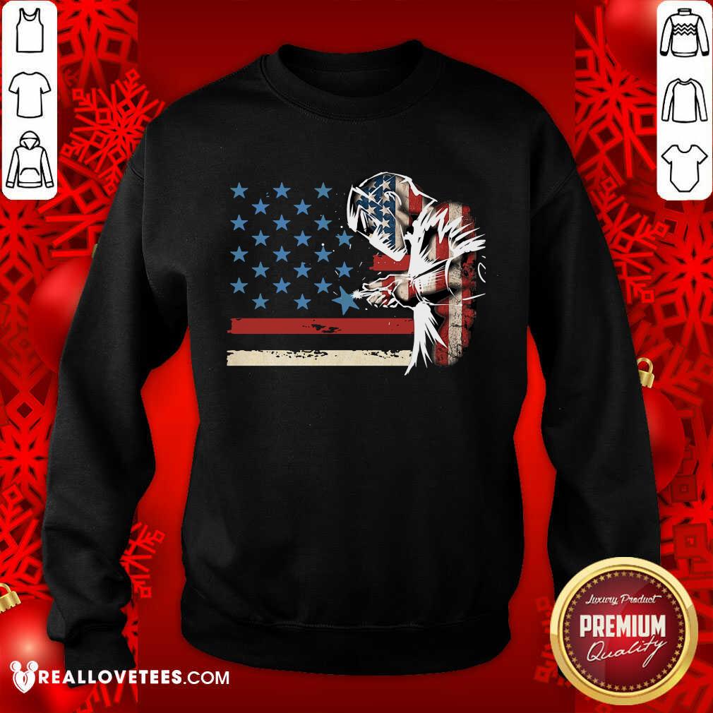 Awesome Patriot Welder American Flag Shirt - Image 5