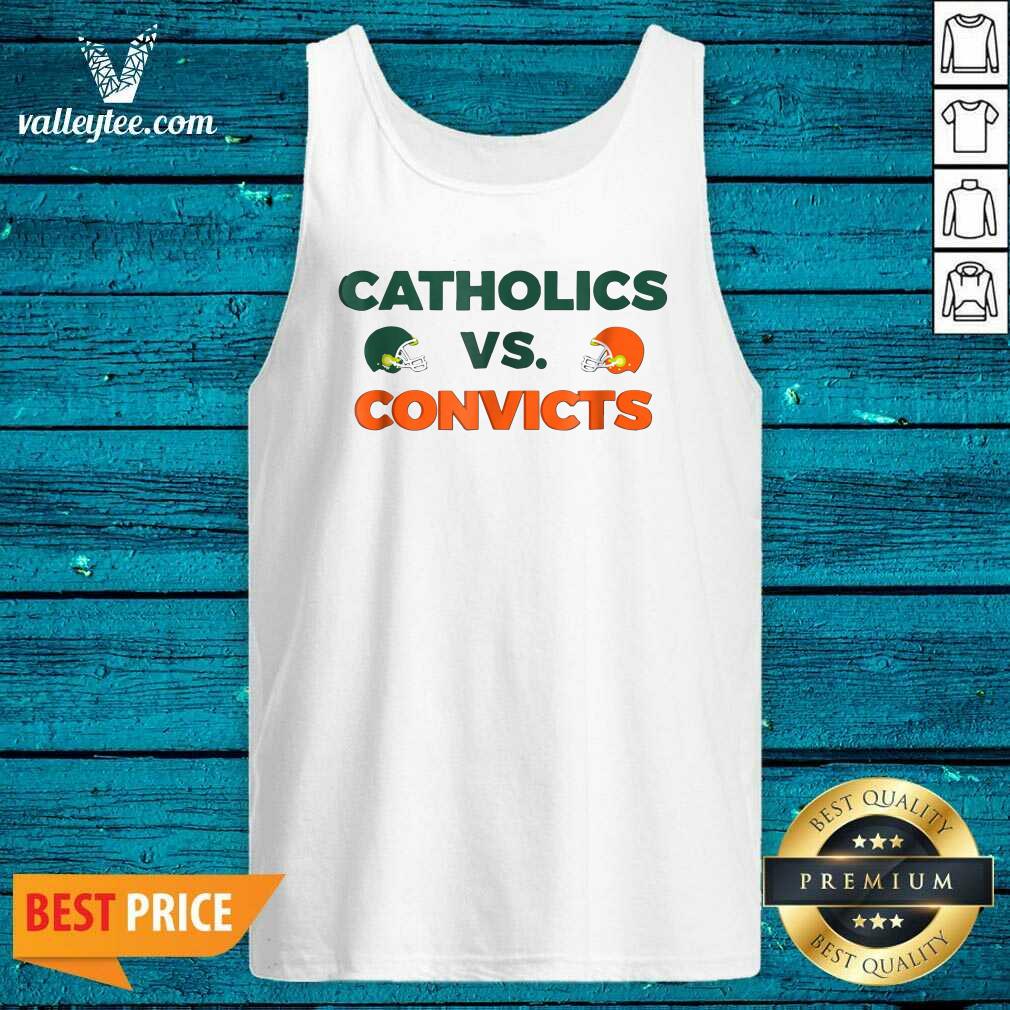 Beautiful Catholics Vs Convicts Football Shirt - Image 4