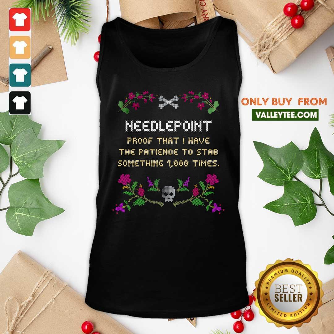 Official Needlepoint Cross Stitch Shirt - Image 4