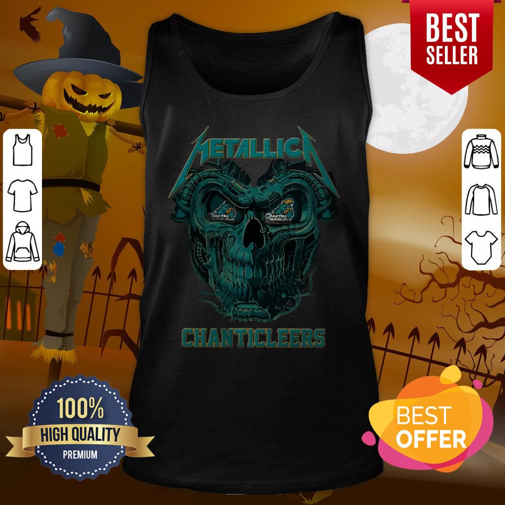 Top Skull Metallica Coastal Carolina Chanticleers Shirt - Image 3