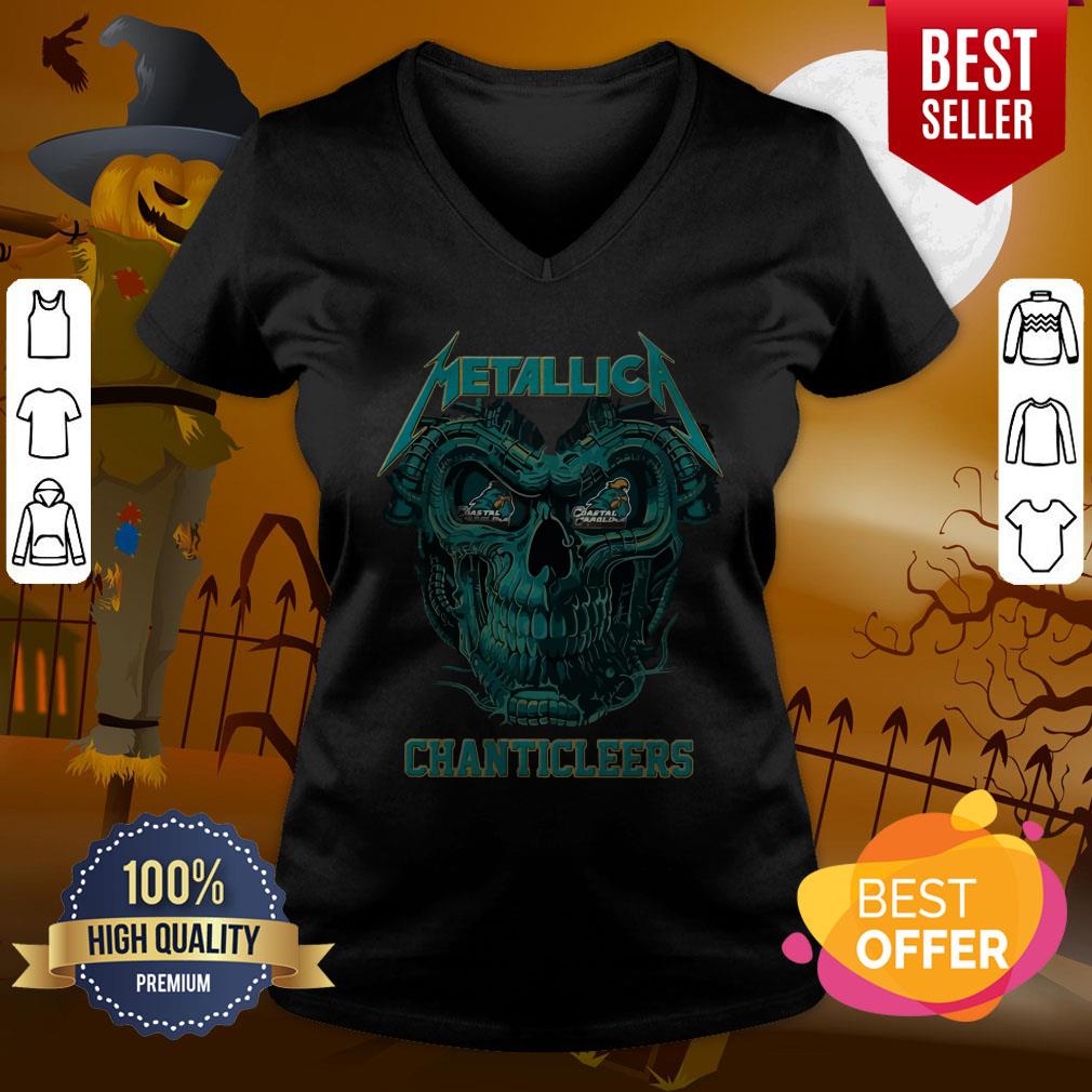 Top Skull Metallica Coastal Carolina Chanticleers Shirt - Image 2