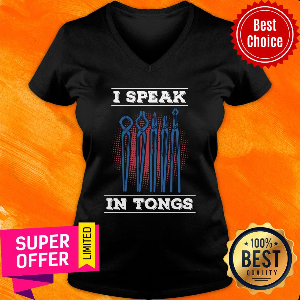Top Blacksmith I Speak In Tongs Shirt - Image 3