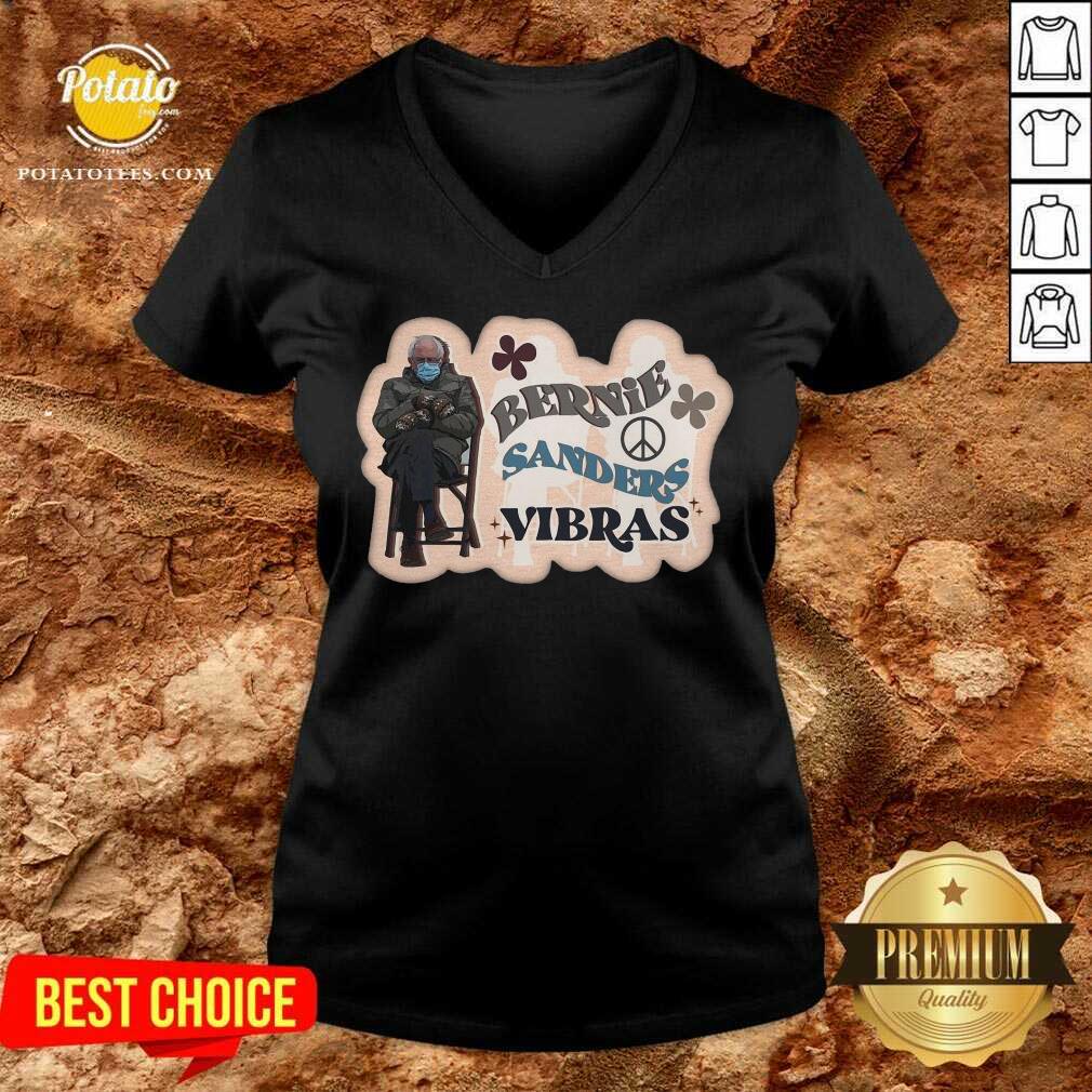 Pretty Bernie Sanders Vibras 2021 Inauguration Shirt - Image 2