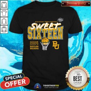 Baylor Bears 2024 NCAA Women's Basketball Tournament March Madness Sweet 16 Fast Break T-Shirt