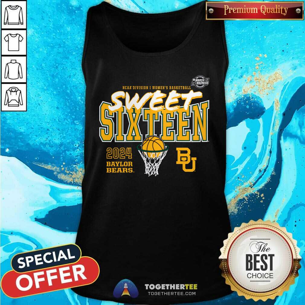 Baylor Bears 2024 NCAA Women's Basketball Tournament March Madness Sweet 16 Fast Break T-Shirt - Image 4