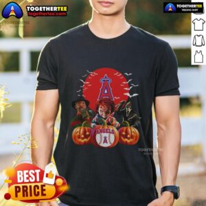 Hot Los Angeles Angels MLB Horror Movie Halloween T-Shirt