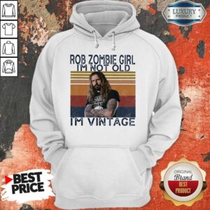 Alternative view of Rob Zombie Girl I’m Not Old I’m Vintage Shirt