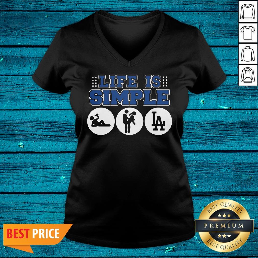 Flawless Los Angeles Dodgers Life Is Simple Shirt - Image 4