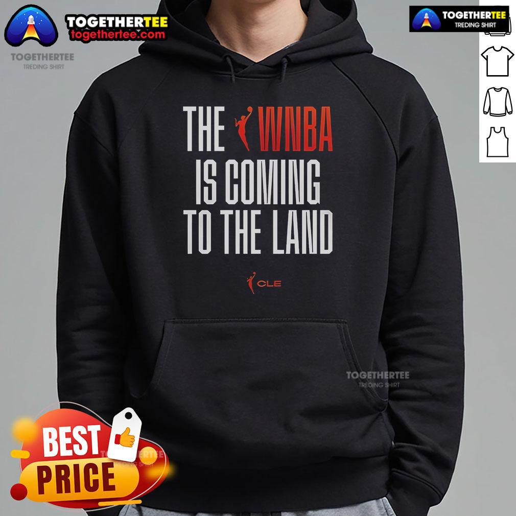 Official The WNBA To The Land T-Shirt - Image 2