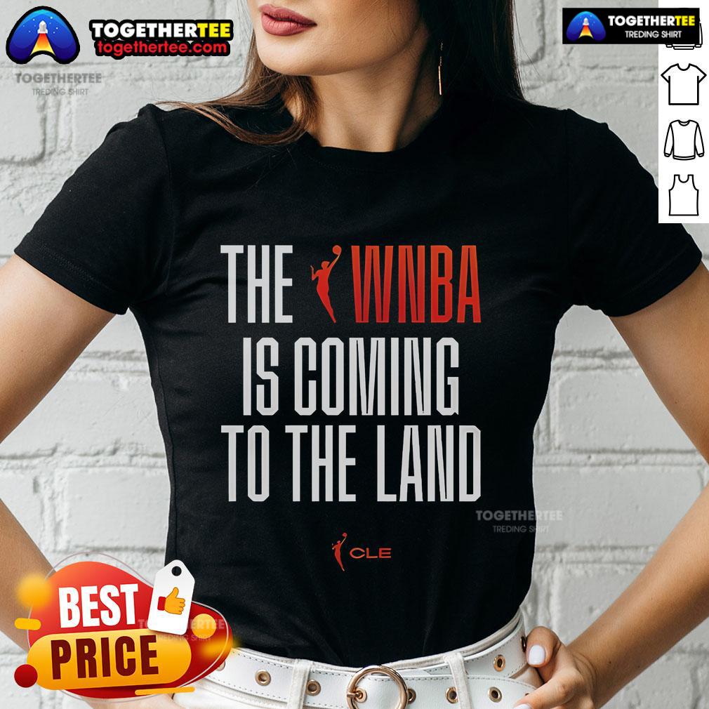 Official The WNBA To The Land T-Shirt - Image 3
