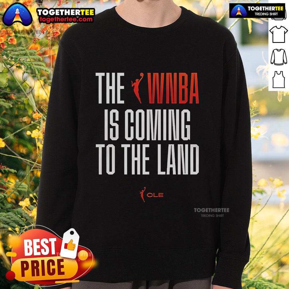 Official The WNBA To The Land T-Shirt - Image 5