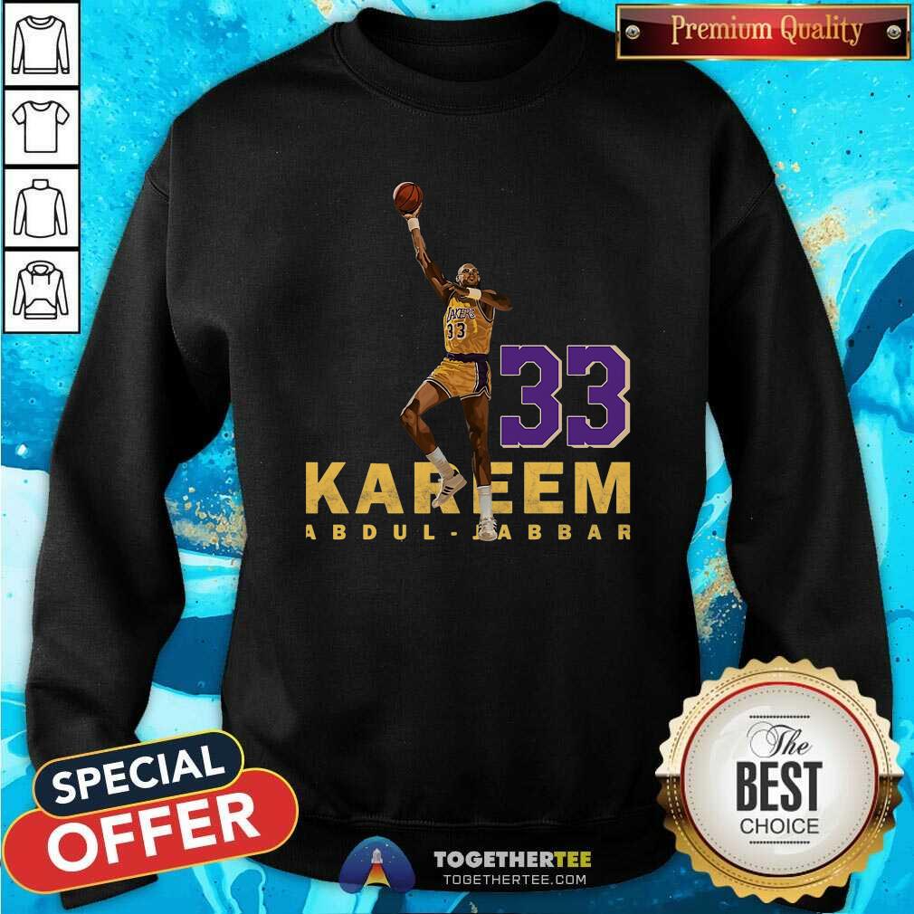 Honey Kareem Abdul Jabbar 33 Los Angeles 1984-1985 Shirt - Image 4
