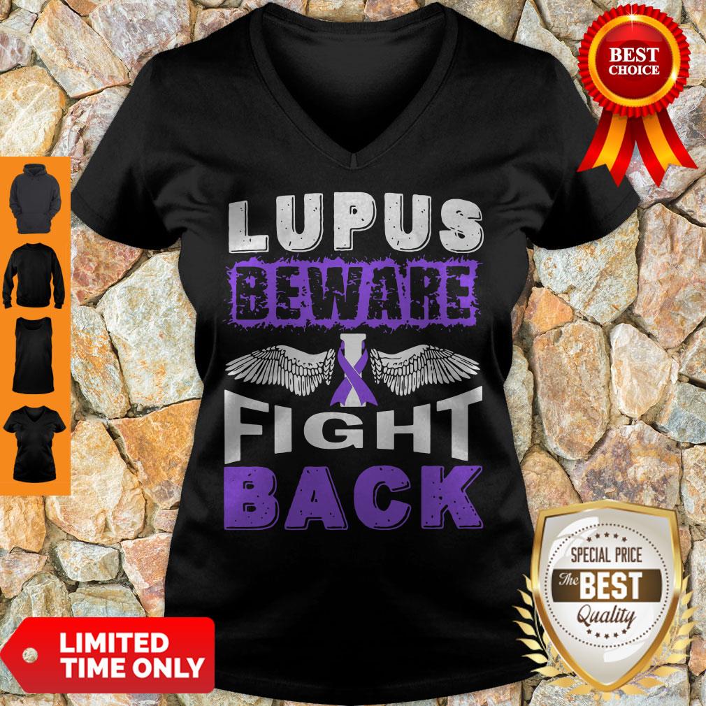 Good Lupus Cancer Awareness Beware Fight Back Shirt - Image 4