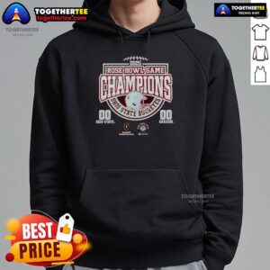 Alternative view of Top Ohio State Buckeyes Football 2025 Rose Bowl Champions T-Shirt