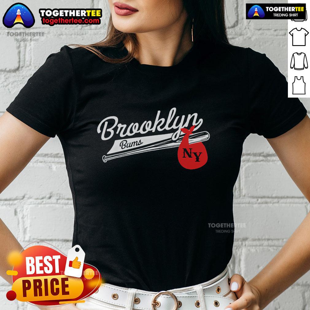 Top Retro Brooklyn Bums New York Baseball T-Shirt - Image 3