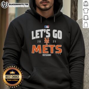 Alternative view of Original New York Mets Baseball 2025 Postseason Let's Go Team T-Shirt