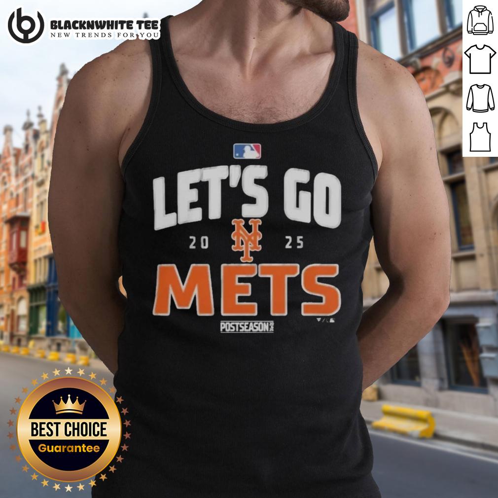 Original New York Mets Baseball 2025 Postseason Let's Go Team T-Shirt - Image 4