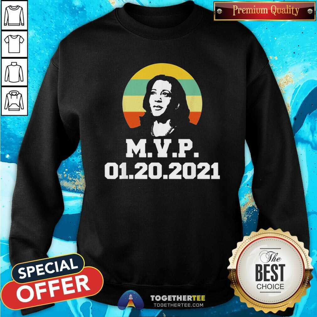 Pretty Kamala Harris MVP 01 20 2021 Vintage Sunset Shirt - Image 4