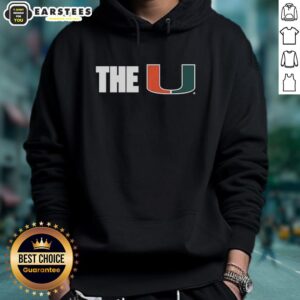 Alternative view of Hot Miami Hurricanes Ncaa The U Logo T-Shirt