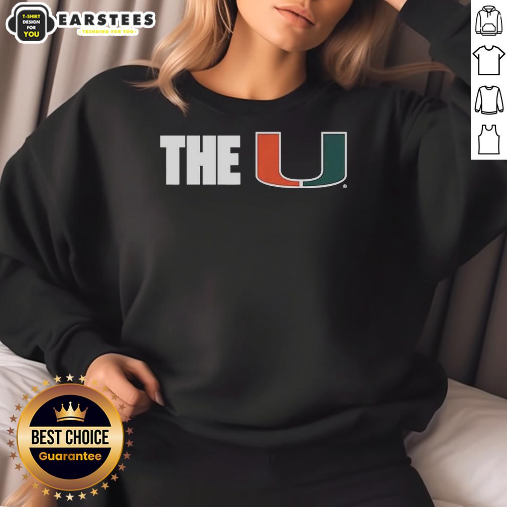 Hot Miami Hurricanes Ncaa The U Logo T-Shirt - Image 5