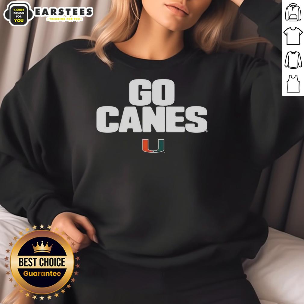Hot Miami Hurricanes Team Slogan Go Canes T-Shirt - Image 5
