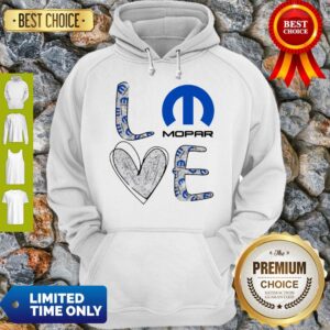 Alternative view of Cute Heart Love Mopar Shirt